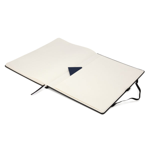 Книга записная Axent Partner 8203-01-A, A4, 210x295 мм, 100 листов, клетка, hard cover, чёрная