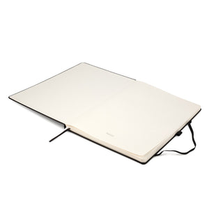 Книга записная Axent Partner 8203-01-A, A4, 210x295 мм, 100 листов, клетка, hard cover, чёрная