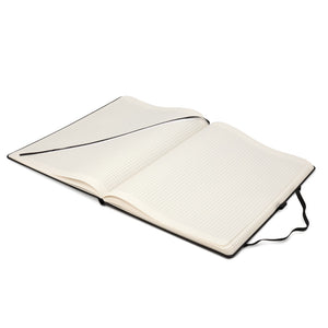 Книга записная Axent Partner 8203-01-A, A4, 210x295 мм, 100 листов, клетка, hard cover, чёрная