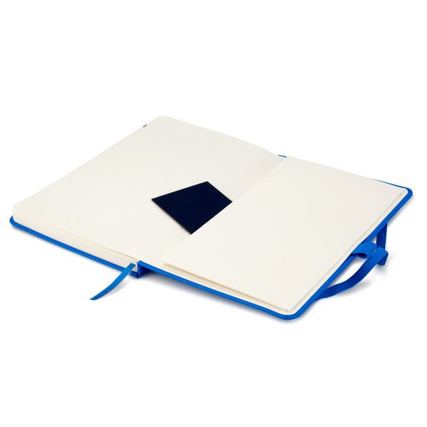Книга записная Axent Partner 8201-07-A, A5-, 125x195 мм, 96 листов, клетка, твердая обложка, голубая