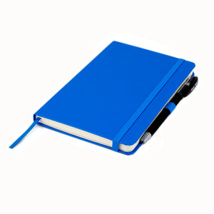 Книга записная Axent Partner 8201-07-A, A5-, 125x195 мм, 96 листов, клетка, твердая обложка, голубая