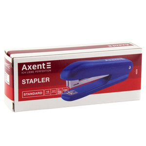 Степлер канцелярский №10/5 Axent Standard 4222-09-A, пластиковый, 15 листов, салатовый
