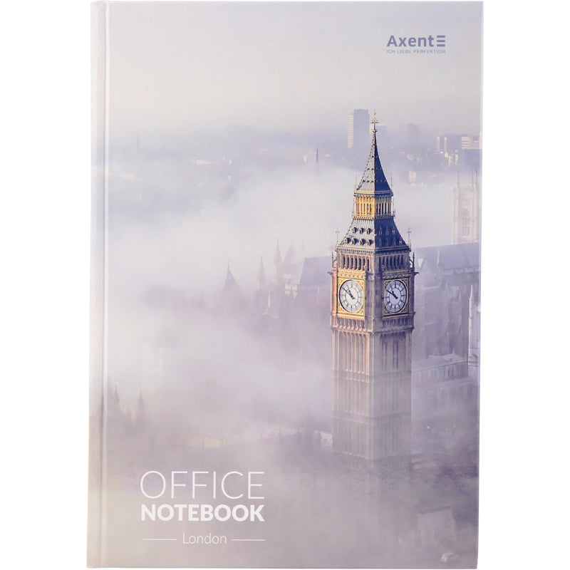Книга записная Axent Сity London 8423-21-A, A4, 210x295 мм, 192