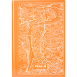 Книга записная Axent Maps Prague 8422-542-A, A4, 210x295 мм, 96 листов, клетка, твердая обложка, персиковая