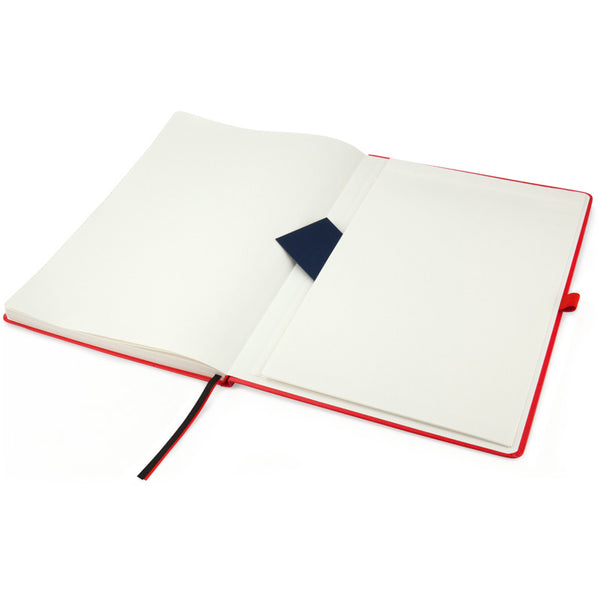 Книга записная Axent Partner Grand 8203-06-A, A4, 210x295 мм, 100 листов, клетка, hard cover, красная