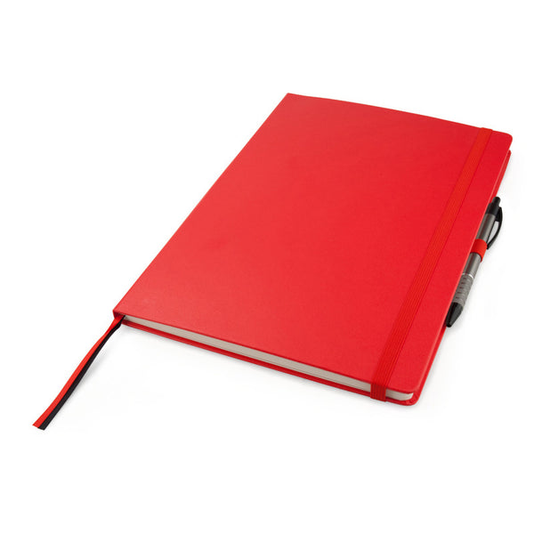 Книга записная Axent Partner Grand 8203-06-A, A4, 210x295 мм, 100 листов, клетка, hard cover, красная