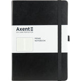 Книга записная Axent Partner Prime 8305-01-A, A5, 145x210 мм, 96 листов, клетка, твердая обложка, чёрная