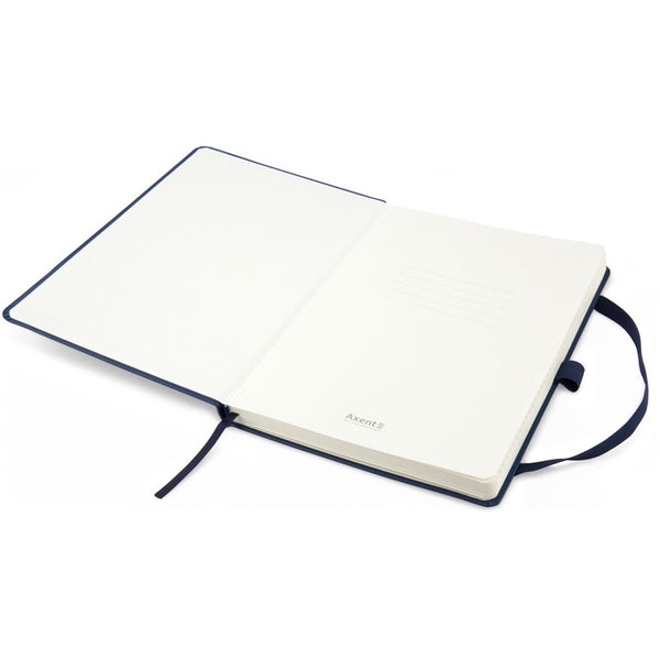 Книга записная Axent Partner Prime 8305-02-A, A5, 145x210 мм, 96 листов, клетка, твердая обложка, темно-синяя