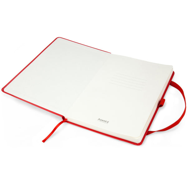 Книга записная Axent Partner Prime 8305-06-A, A5, 145x210 мм, 96 листов, клетка, твердая обложка, красная