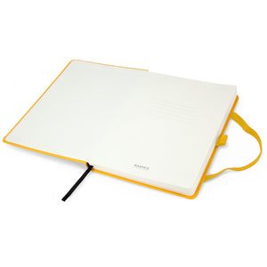 Книга записная Axent Partner Prime 8305-08-A, A5, 145x210 мм, 96 листов, клетка, твердая обложка, желтая