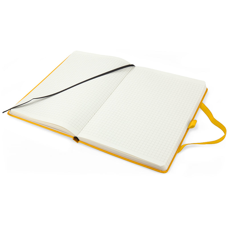 Книга записна Partner Prime, 145*210, 96арк, кліт, жовта - купити