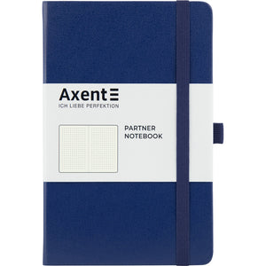 Книга записная Axent Partner 8306-02-A, A5-, 125x195 мм, 96 листов, точка, твердая обложка, темно-синяя