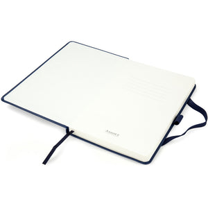 Книга записная Axent Partner 8306-02-A, A5-, 125x195 мм, 96 листов, точка, твердая обложка, темно-синяя
