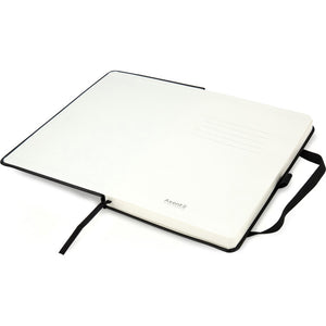 Книга записная Axent Partner 8306-01-A, A5-, 125x195 мм, 96 листов, точка, твердая обложка, чёрная