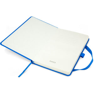 Книга записная Axent Partner 8306-07-A, A5-, 125x195 мм, 96 листов, точка, твердая обложка, голубая
