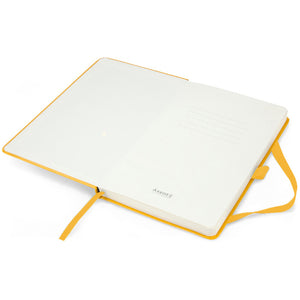 Книга записная Axent Partner 8306-08-A, A5-, 125x195 мм, 96 листов, точка, твердая обложка, желтая