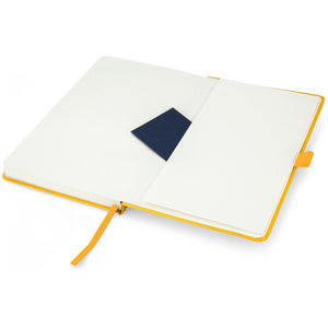 Книга записная Axent Partner 8306-08-A, A5-, 125x195 мм, 96 листов, точка, твердая обложка, желтая