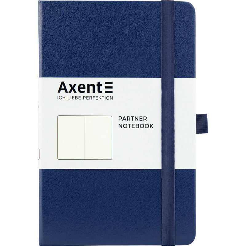 Книга записная Axent Partner 8307-02-A, A5-, 125x195 мм, 96 листов, нелинованный, твердая обложка, темно-синяя