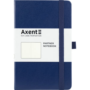Книга записная Axent Partner 8307-02-A, A5-, 125x195 мм, 96 листов, нелинованный, твердая обложка, темно-синяя
