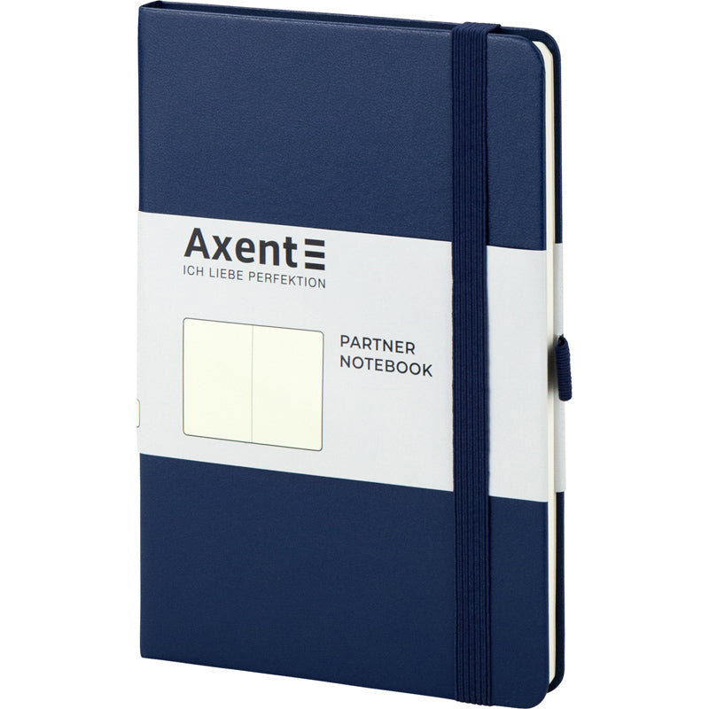 Книга записная Axent Partner 8307-02-A, A5-, 125x195 мм, 96 листов, нелинованный, твердая обложка, темно-синяя
