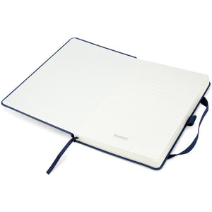 Книга записная Axent Partner 8307-02-A, A5-, 125x195 мм, 96 листов, нелинованный, твердая обложка, темно-синяя