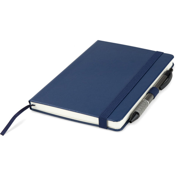 Книга записная Axent Partner 8307-02-A, A5-, 125x195 мм, 96 листов, нелинованный, твердая обложка, темно-синяя