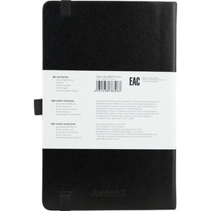 Книга записная Axent Partner 8307-01-A, A5-, 125x195 мм, 96 листов, нелинованный, твердая обложка, чёрная