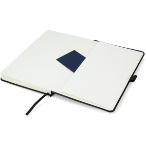 Книга записная Axent Partner 8307-01-A, A5-, 125x195 мм, 96 листов, нелинованный, твердая обложка, чёрная