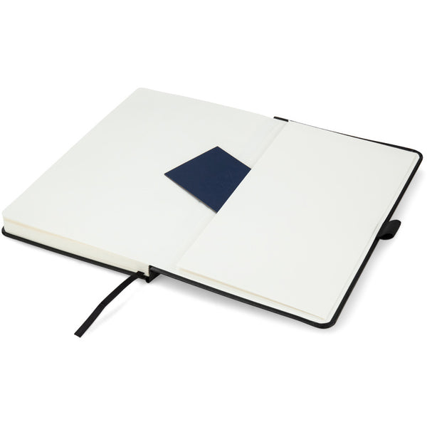 Книга записная Axent Partner 8307-01-A, A5-, 125x195 мм, 96 листов, нелинованный, твердая обложка, чёрная