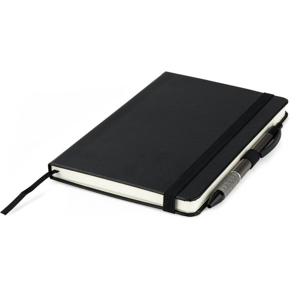 Книга записная Axent Partner 8307-01-A, A5-, 125x195 мм, 96 листов, нелинованный, твердая обложка, чёрная