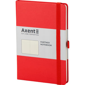 Книга записная Axent Partner 8307-05-A, A5-, 125x195 мм, 96 листов, нелинованный, твердая обложка, красная