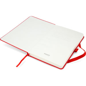 Книга записная Axent Partner 8307-05-A, A5-, 125x195 мм, 96 листов, нелинованный, твердая обложка, красная