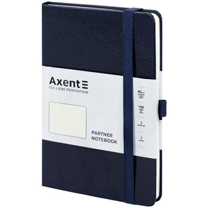Книга записная Axent Partner 8308-02-A, A5-, 125x195 мм, 96 листов, линия, твердая обложка, темно-синяя