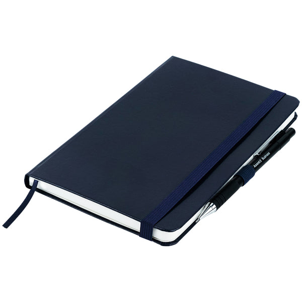 Книга записная Axent Partner 8308-02-A, A5-, 125x195 мм, 96 листов, линия, твердая обложка, темно-синяя