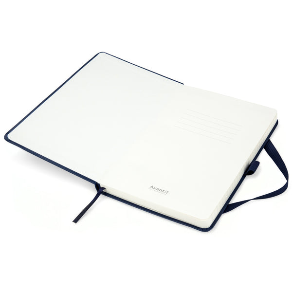 Книга записная Axent Partner 8308-02-A, A5-, 125x195 мм, 96 листов, линия, твердая обложка, темно-синяя