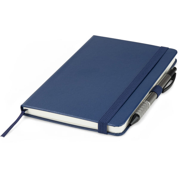 Книга записная Axent Partner 8308-02-A, A5-, 125x195 мм, 96 листов, линия, твердая обложка, темно-синяя