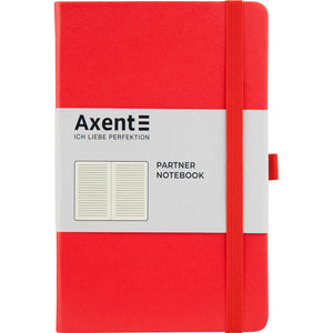Книга записная Axent Partner 8308-05-A, A5-, 125x195 мм, 96 листов, линия, твердая обложка, красная