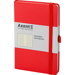 Книга записная Axent Partner 8308-05-A, A5-, 125x195 мм, 96 листов, линия, твердая обложка, красная