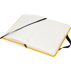 Книга записная Axent Partner 8301-08-A, A6-, 95x140 мм, 96 листов, клетка, твердая обложка, желтая