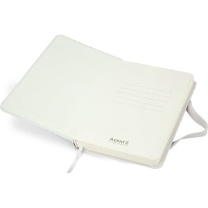 Книга записная Axent Partner 8301-21-A, A6-, 95x140 мм, 96 листов, клетка, твердая обложка, белая