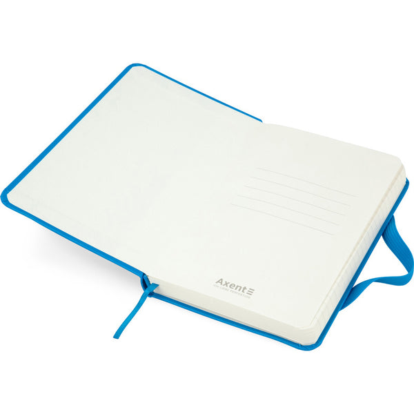 Книга записная Axent Partner 8301-07-A, A6-, 95x140 мм, 96 листов, клетка, твердая обложка, голубая
