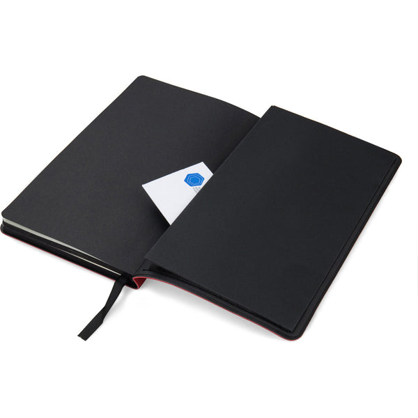 Книга записная Axent Partner Soft 8206-05-A, A5-, 125x195 мм, 96 листов, клетка, гибкая обложка, красная