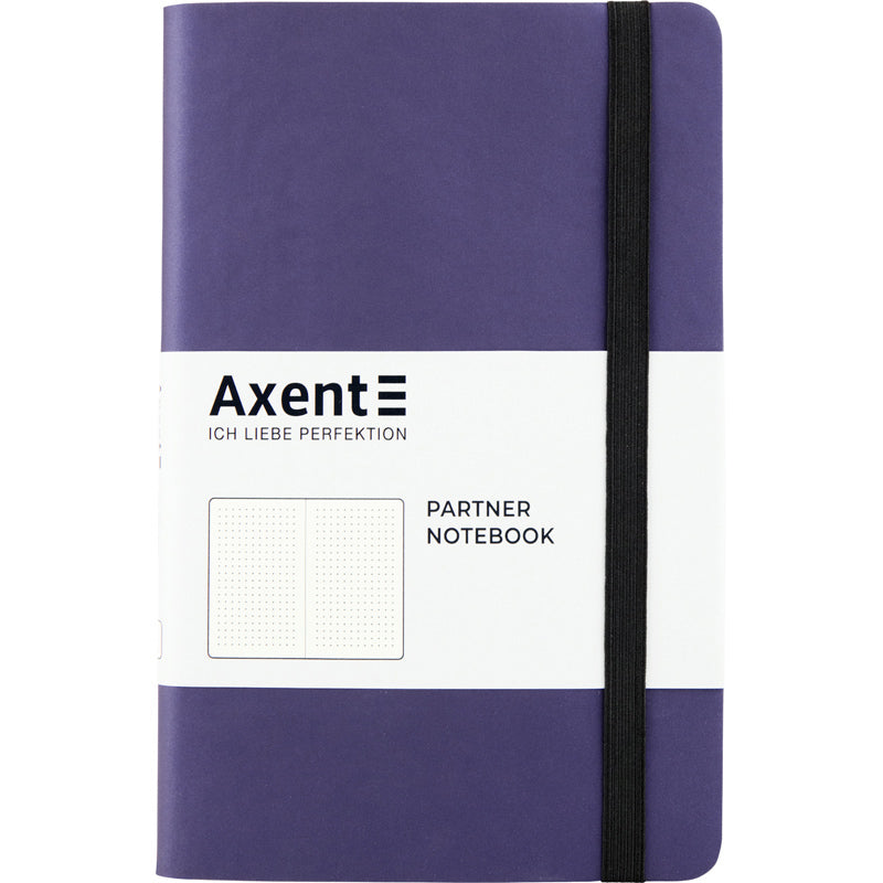 Книга записная Axent Partner Soft 8310-38-A, A5-, 125x195 мм, 96 листов, точка, гибкая обложка, синяя