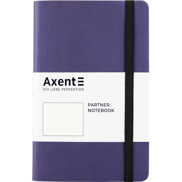 Книга записная Axent Partner Soft 8310-38-A, A5-, 125x195 мм, 96 листов, точка, гибкая обложка, синяя