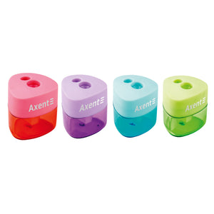 Точилка для карандашей с контейнером Axent Pastel soft 1157-A, ассорти