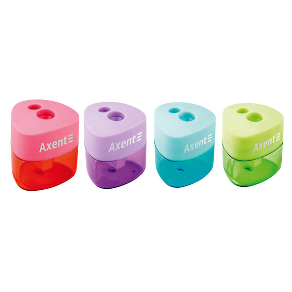 Точилка для карандашей с контейнером Axent Pastel soft 1157-A, ассорти