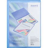 Дисплей-книга с карманом Axent 1020-22-A, А4, 20 файлов, синяя