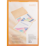 Дисплей-книга с карманом Axent 1020-25-A, А4, 20 файлов, оранжевая