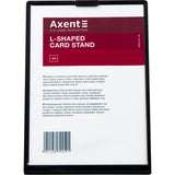 Табличка информационная Axent 6252-01-A, А6, вертикальная, черная