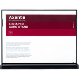 Табличка информационная Axent 6265-01-A, A4, горизонтальная, черная